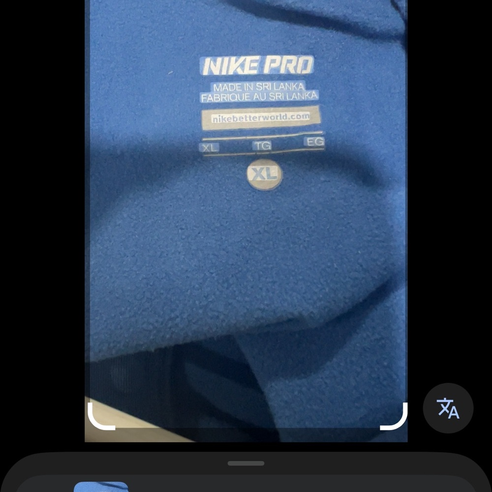 Nike Women's Royal Blue Long Sleeve Tee - Picture 3 of 4